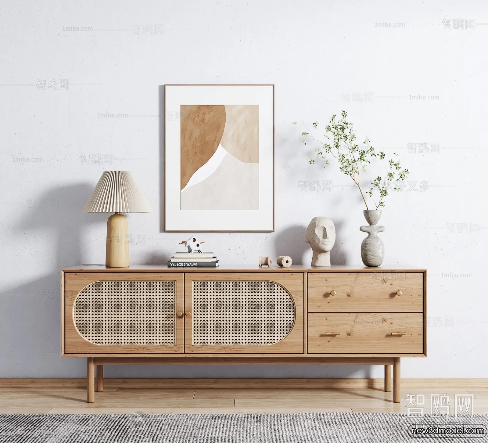 TV Cabinet 3D Models - 3D Furniture for Interior Design - 078