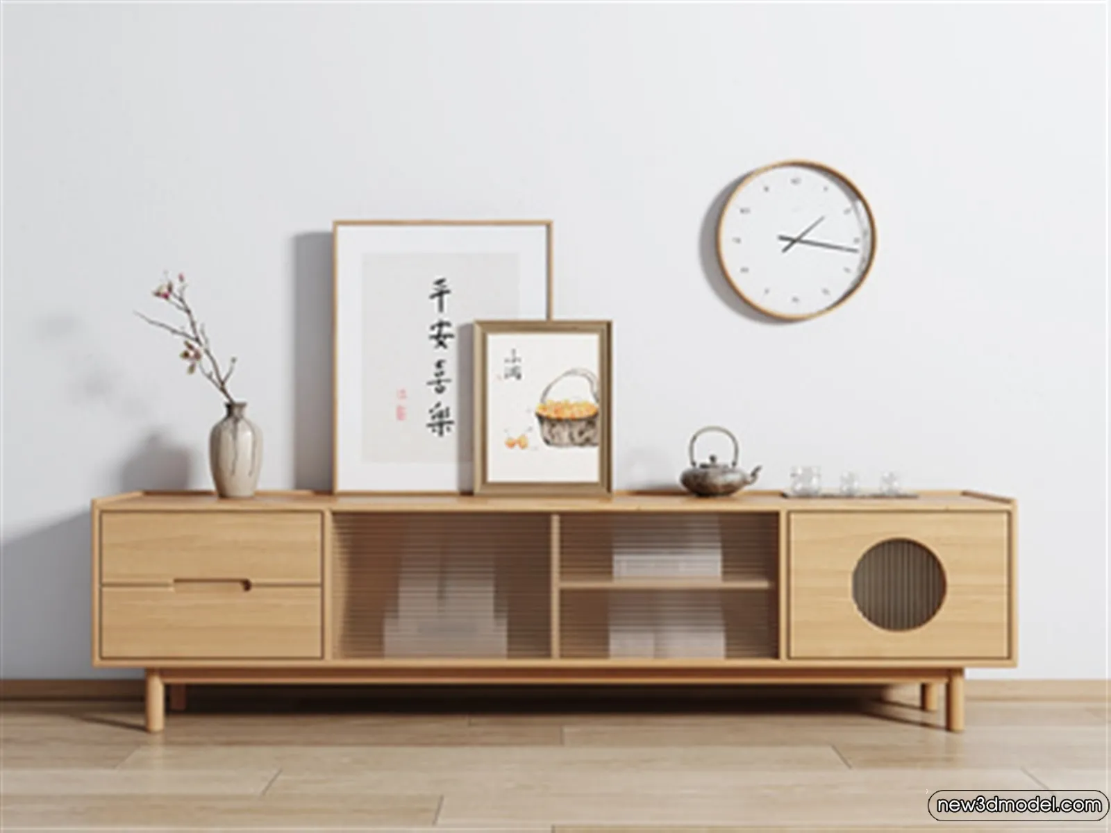 TV Cabinet 3D Models - 3D Furniture for Interior Design - 080