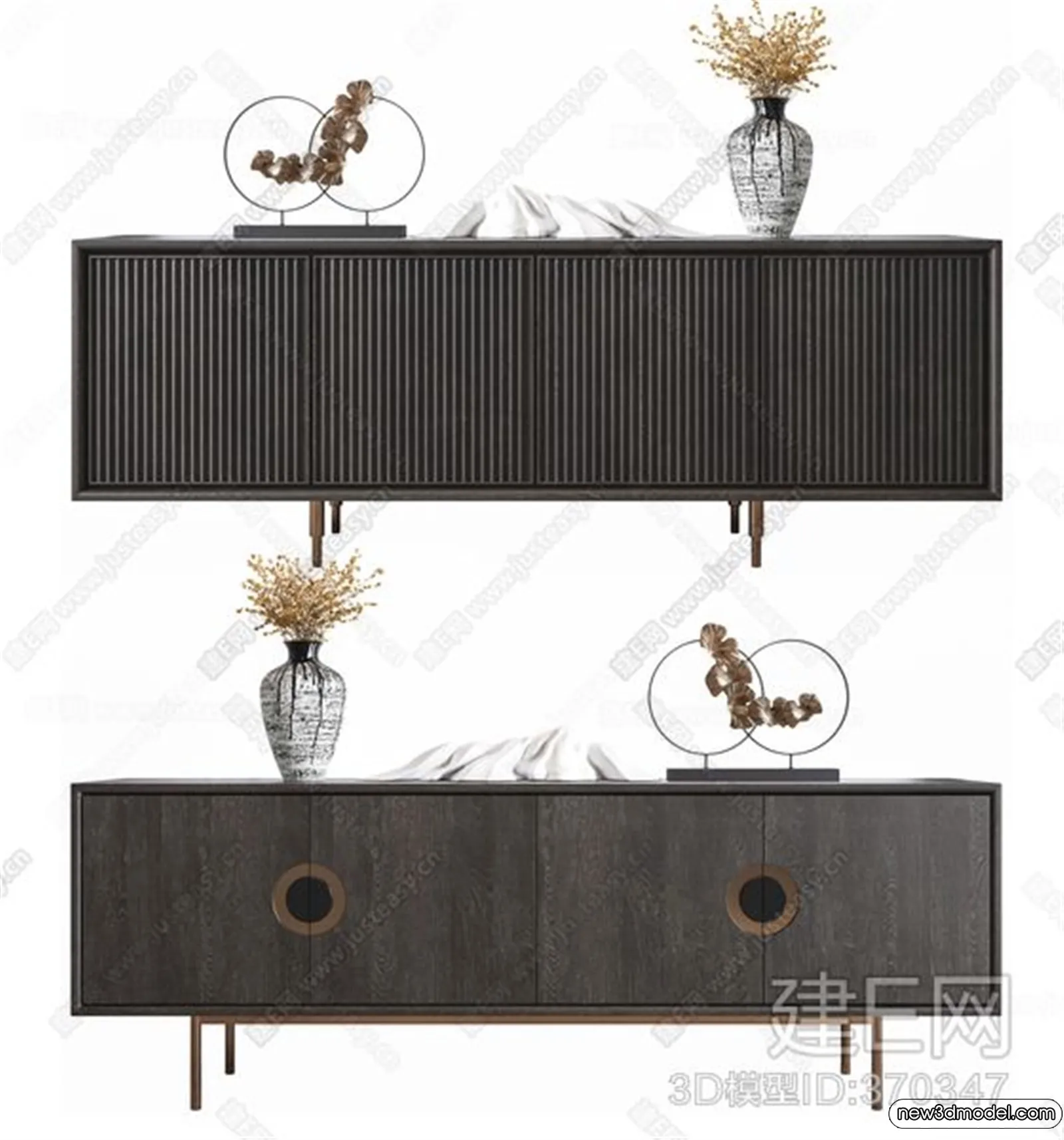 TV Cabinet 3D Models - 3D Furniture for Interior Design - 081