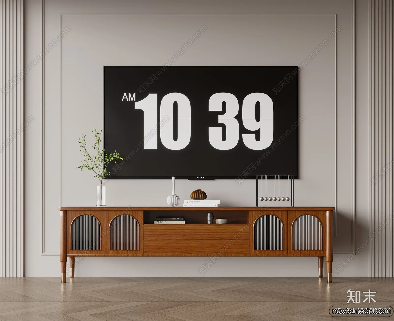 TV Cabinet 3D Models - 3D Furniture for Interior Design - 089