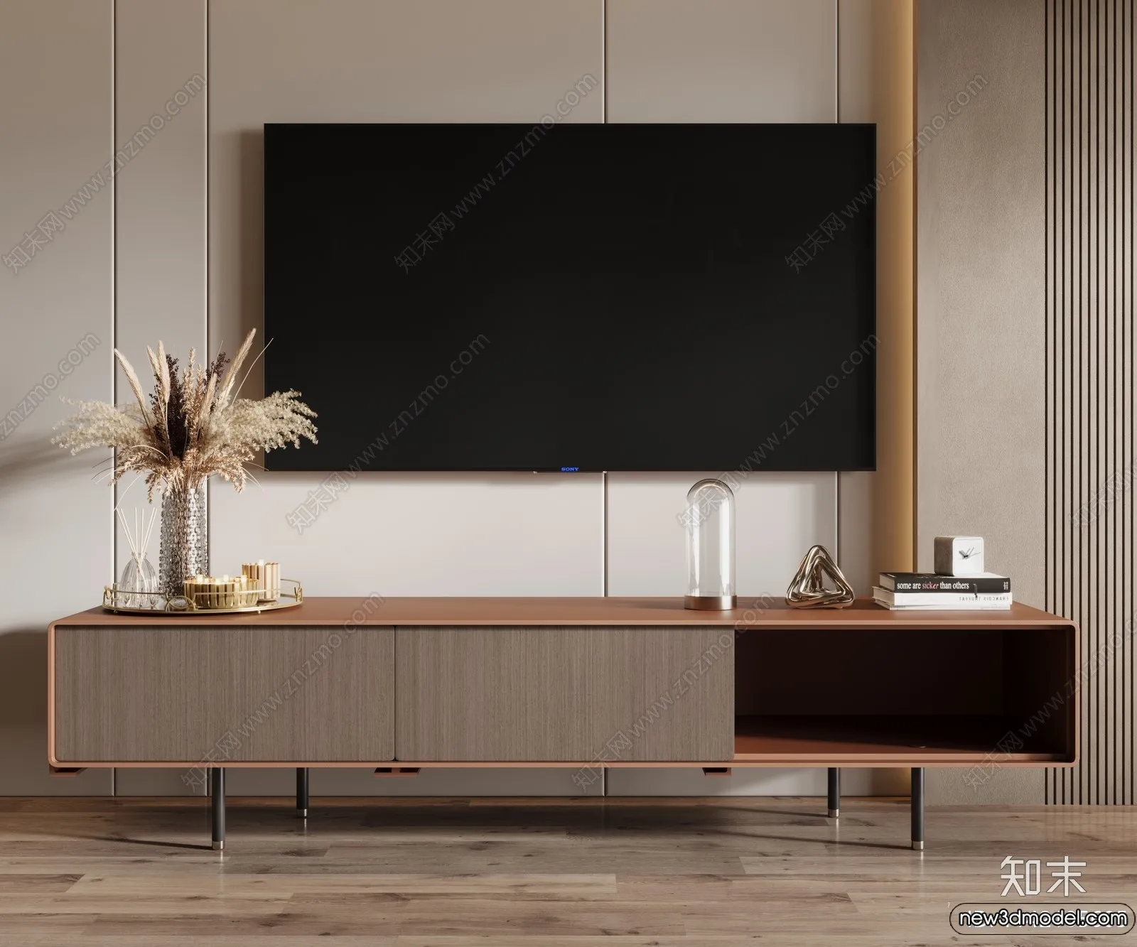 TV Cabinet 3D Models - 3D Furniture for Interior Design - 094