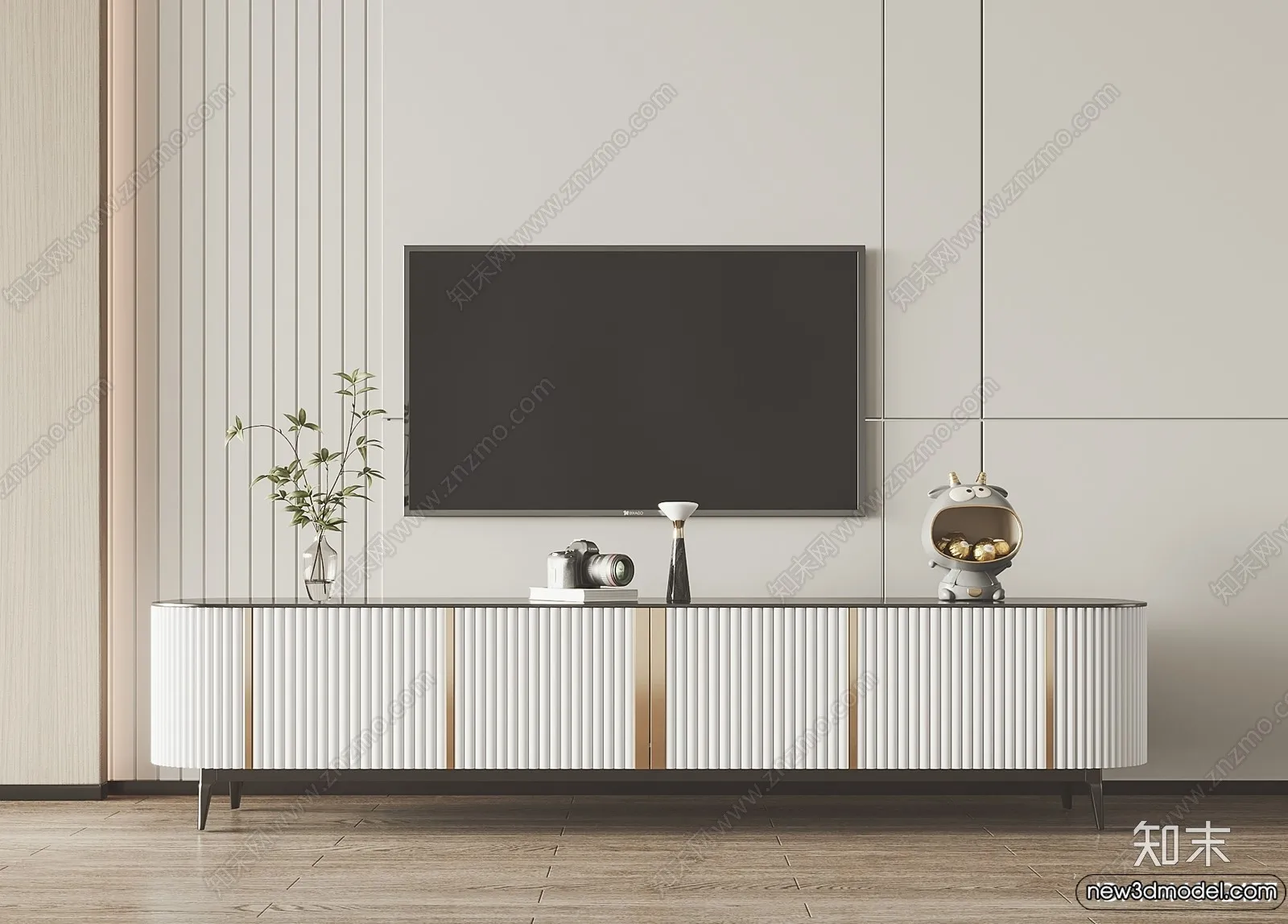 TV Cabinet 3D Models - 3D Furniture for Interior Design - 095