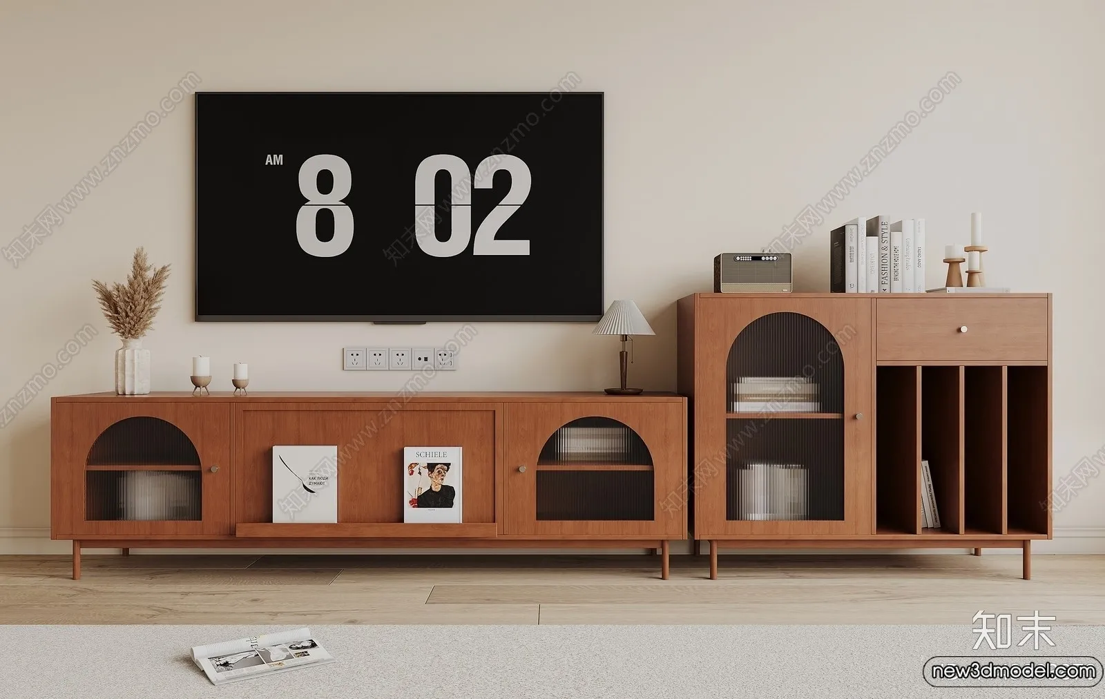 TV Cabinet 3D Models - 3D Furniture for Interior Design - 102