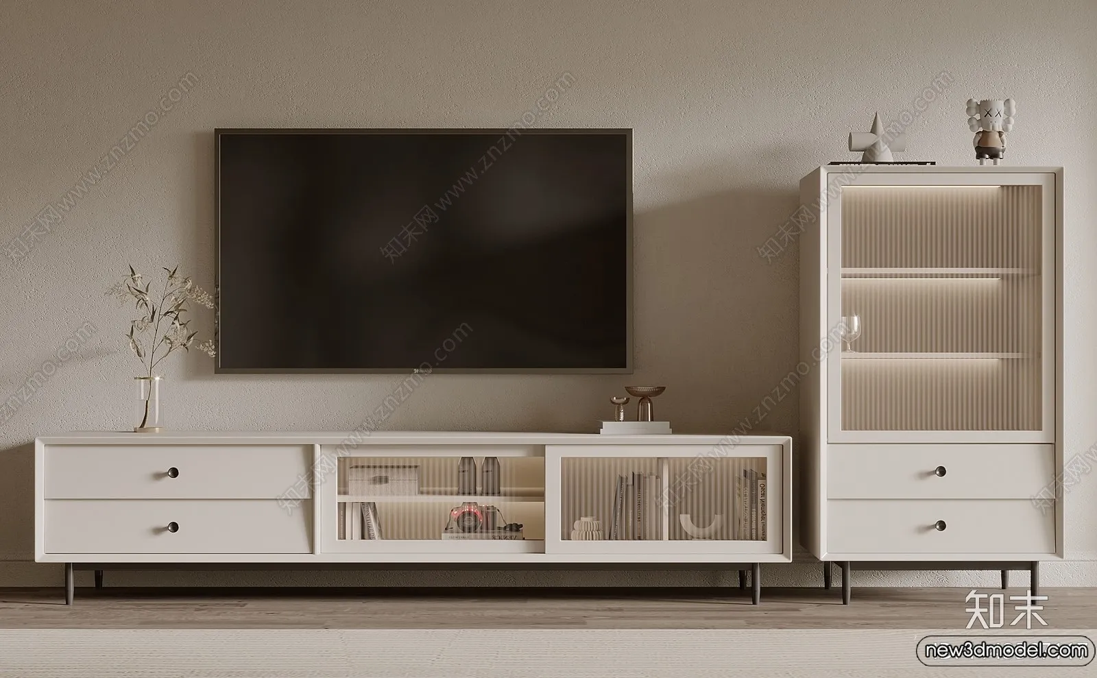 TV Cabinet 3D Models - 3D Furniture for Interior Design - 103