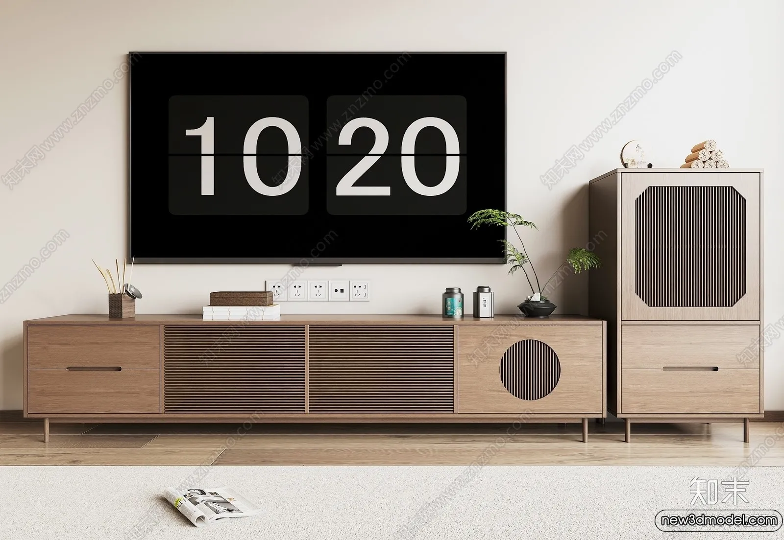 TV Cabinet 3D Models - 3D Furniture for Interior Design - 105