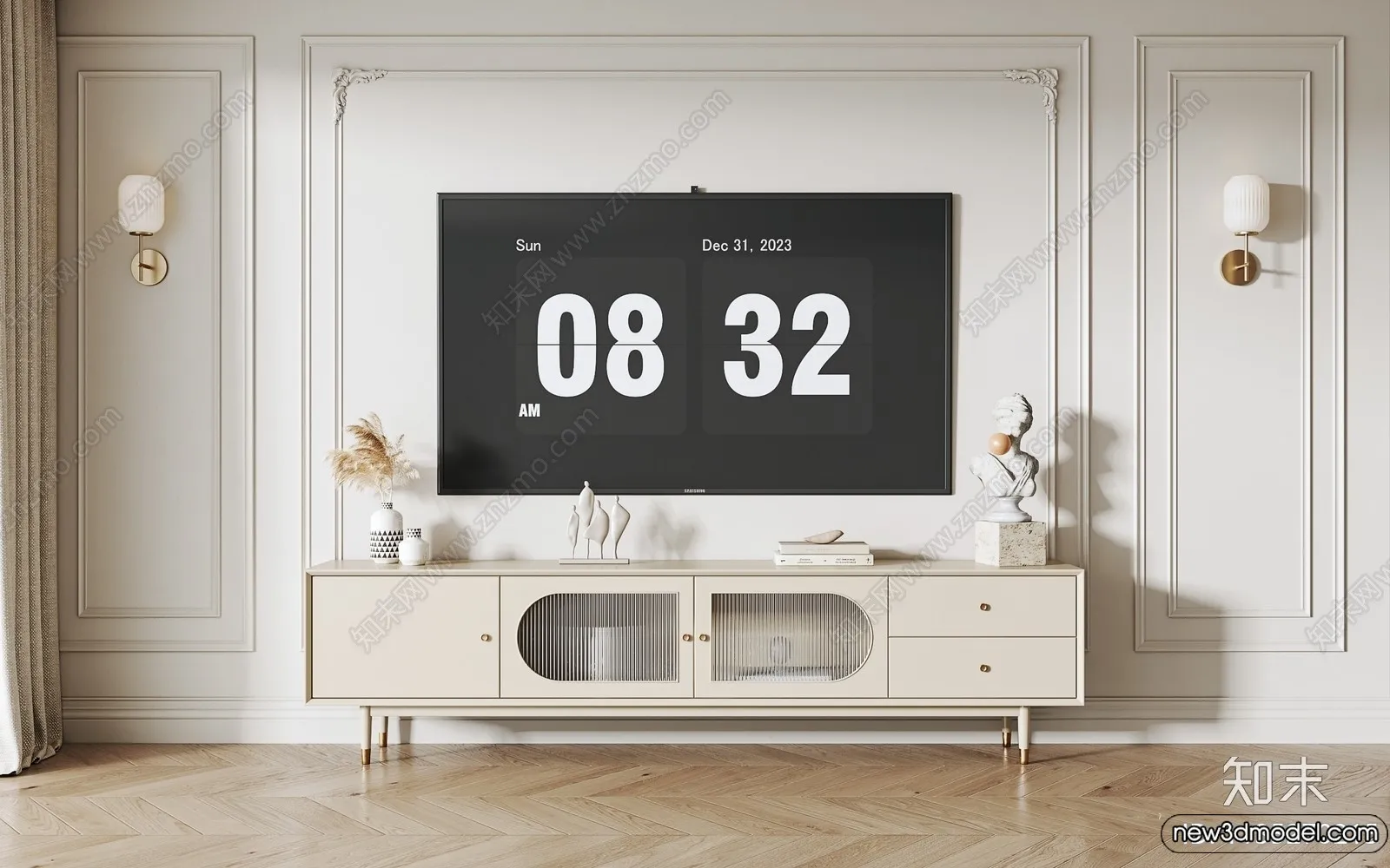 TV Cabinet 3D Models - 3D Furniture for Interior Design - 109