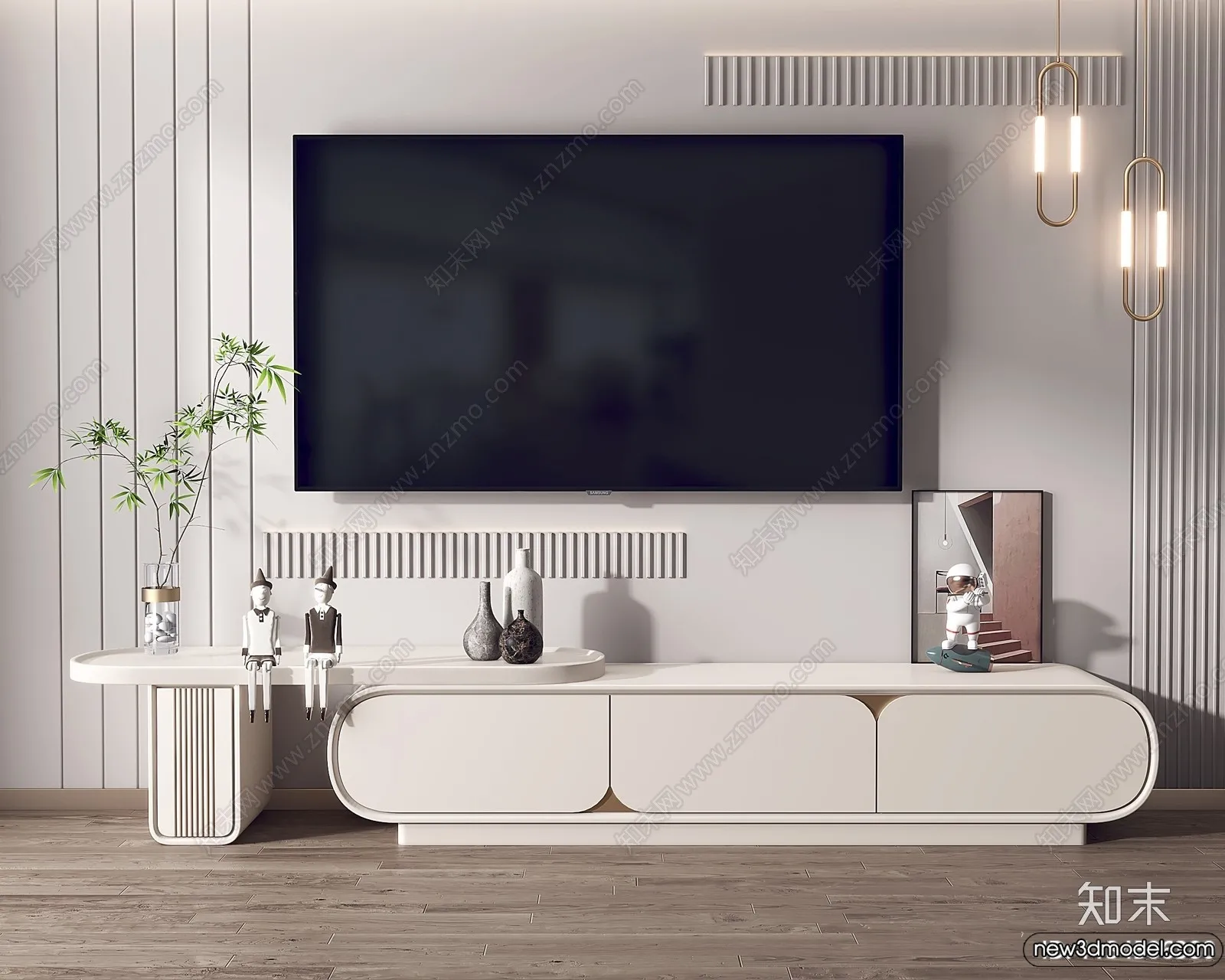 TV Cabinet 3D Models - 3D Furniture for Interior Design - 110