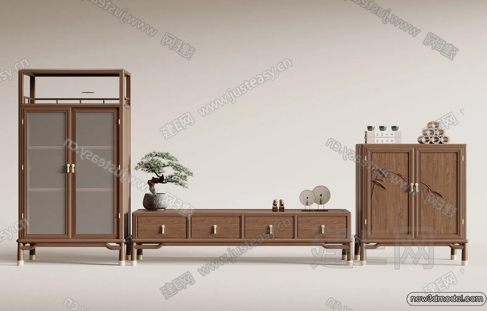 TV Cabinet 3D Models - 3D Furniture for Interior Design - 112