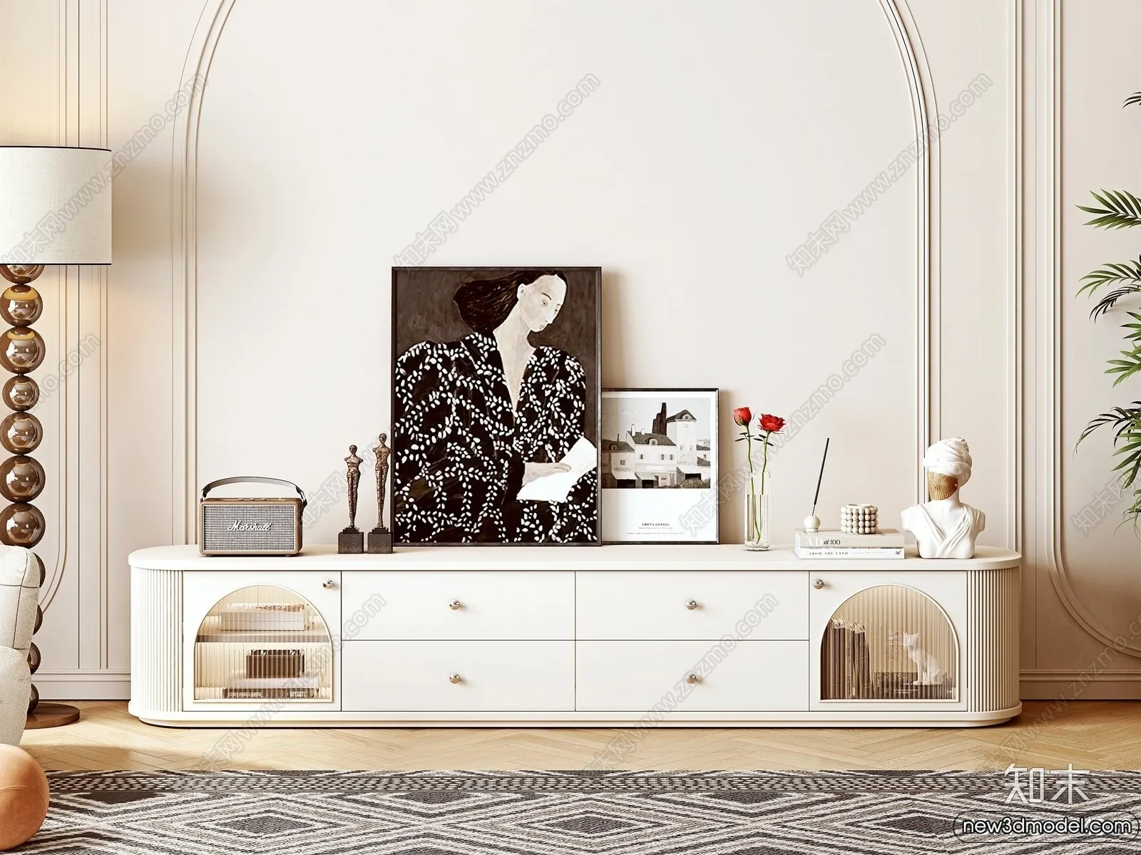 TV Cabinet 3D Models - 3D Furniture for Interior Design - 114