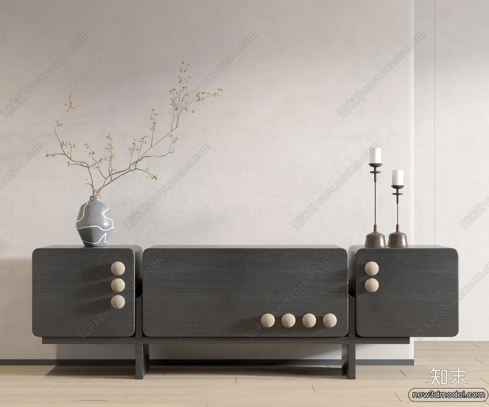 TV Cabinet 3D Models - 3D Furniture for Interior Design - 119