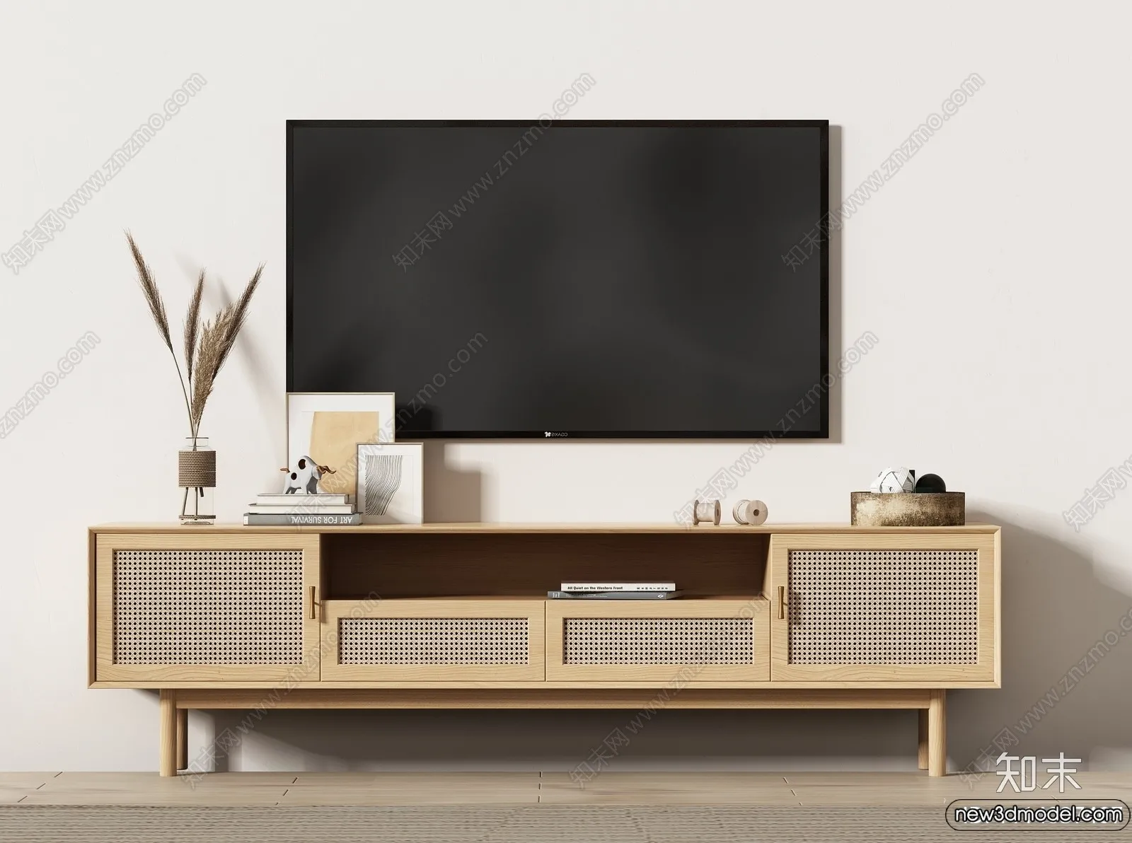 TV Cabinet 3D Models - 3D Furniture for Interior Design - 121