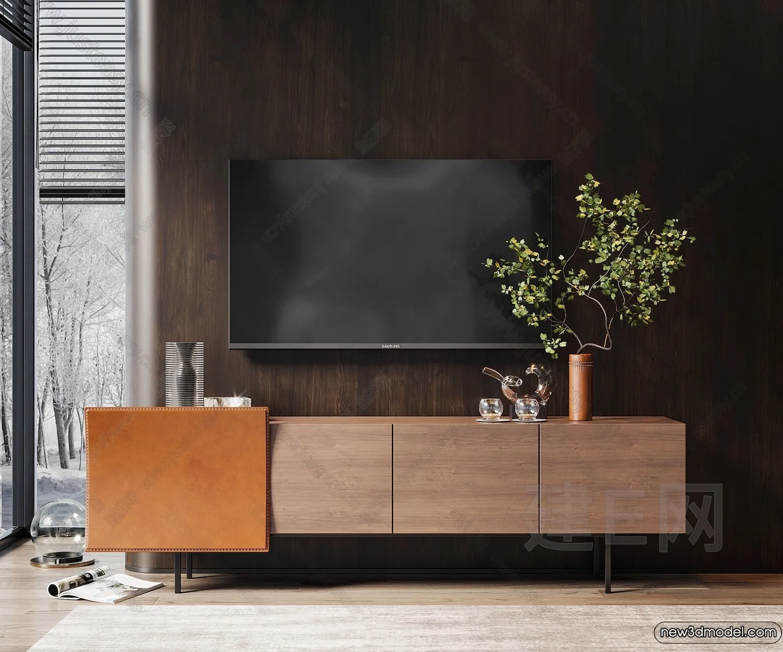 TV Cabinet 3D Models - 3D Furniture for Interior Design - 122