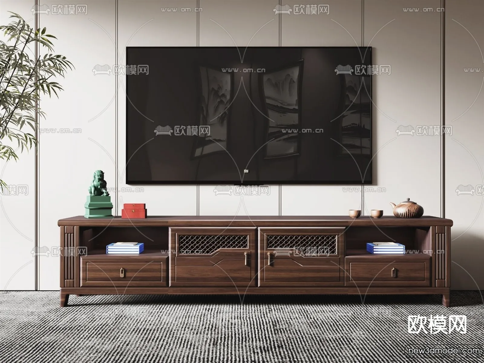 TV Cabinet 3D Models - 3D Furniture for Interior Design - 132
