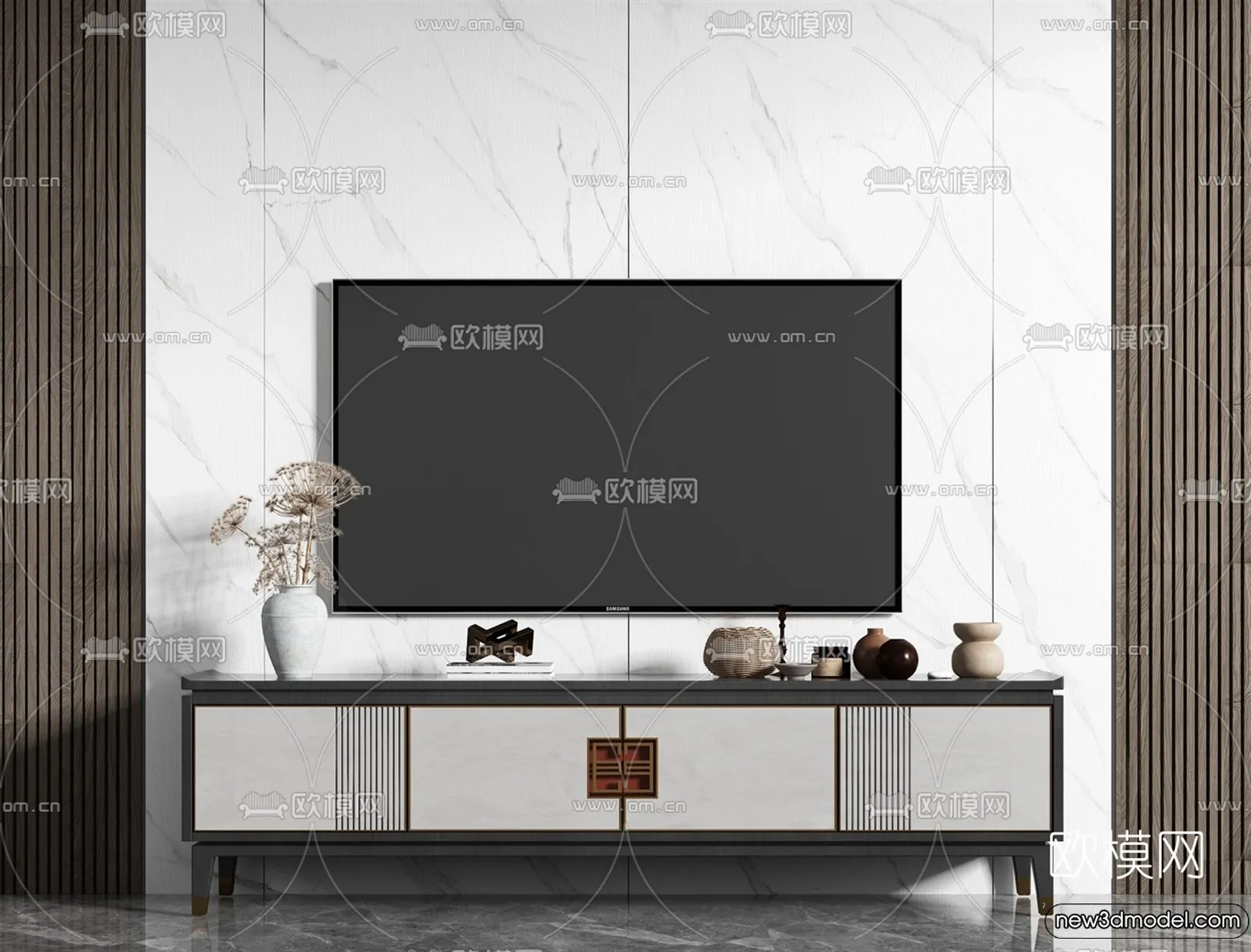 TV Cabinet 3D Models - 3D Furniture for Interior Design - 137