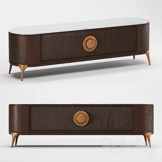 TV cabinet Arena Theodore Alexander 3D Model