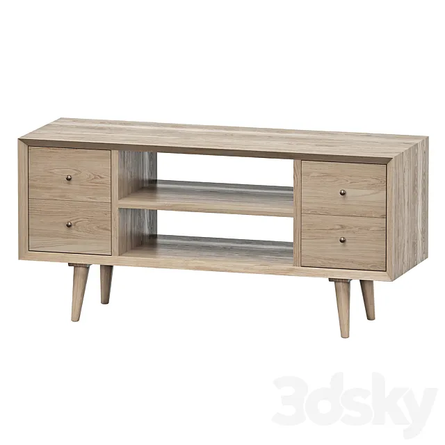 TV cabinet Furnitera Jordan 3D Model