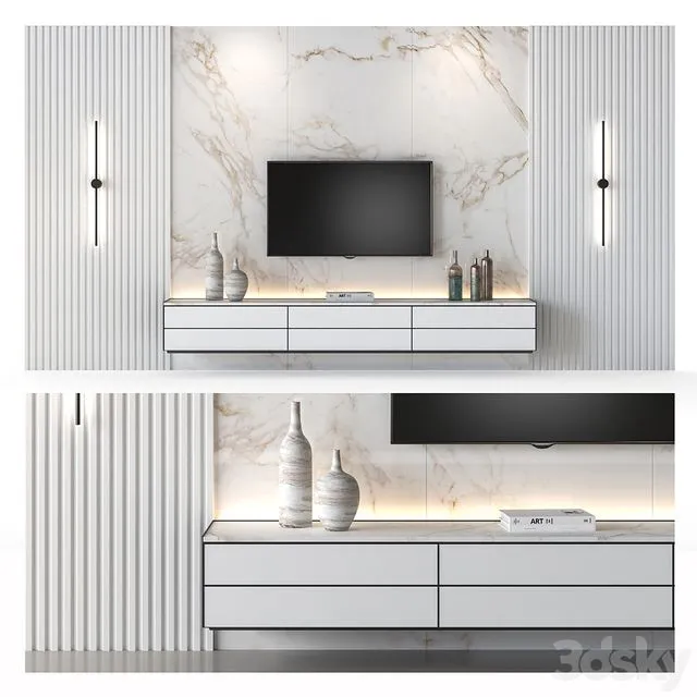 TV group by Igor Franch 3 3D Model