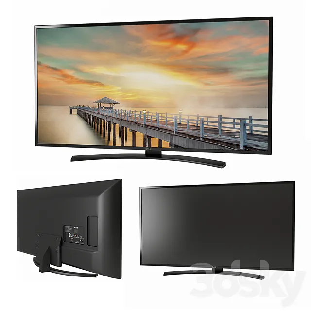 TV lg 43uk6450plc 3D Model