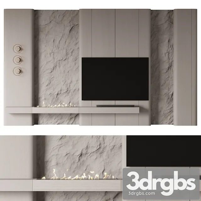 TV panel No 9 3D Model Free