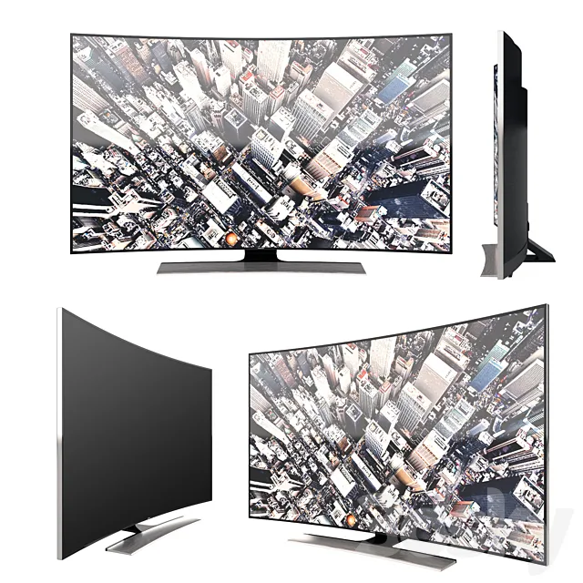 TV SAMSUNG UHD UE65HU900T (curved) 3D Model