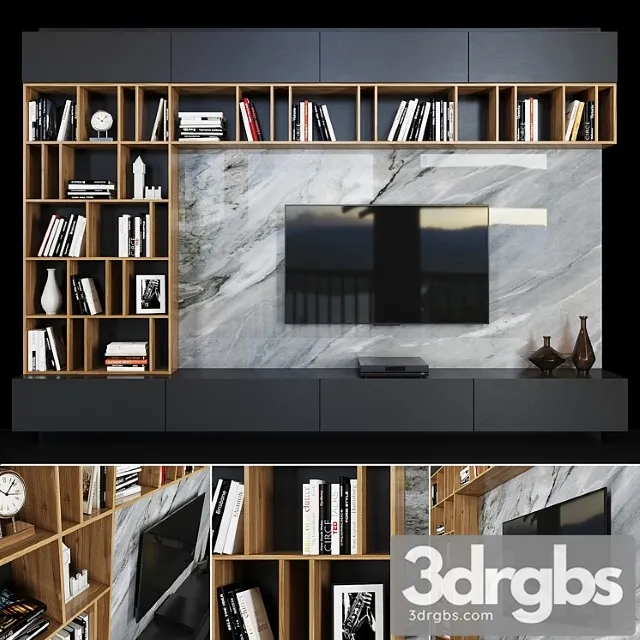 Tv Set 1 2 3D Model Free