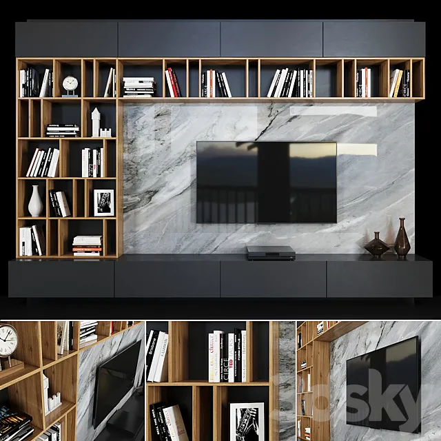 TV Set 1 3D Model
