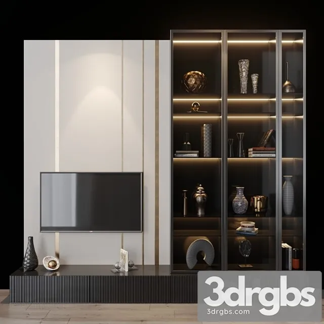 TV Set 107 3D Model Free