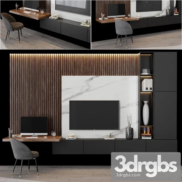 TV Set 129 3D Model Free