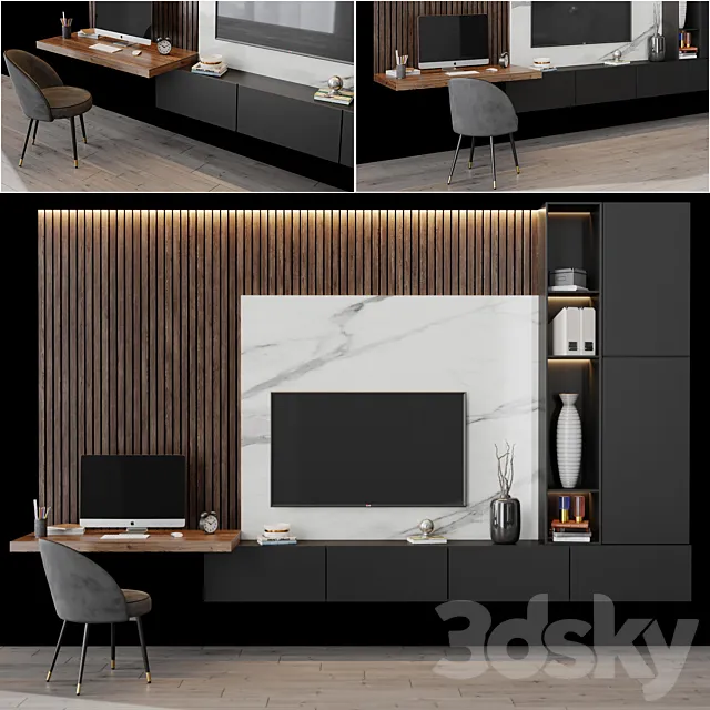 tv set 129 3D Model