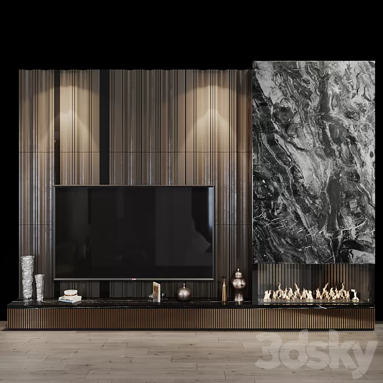 tv set 130 3D Model
