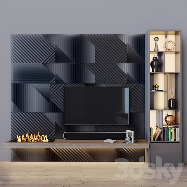tv set 15 3D Model
