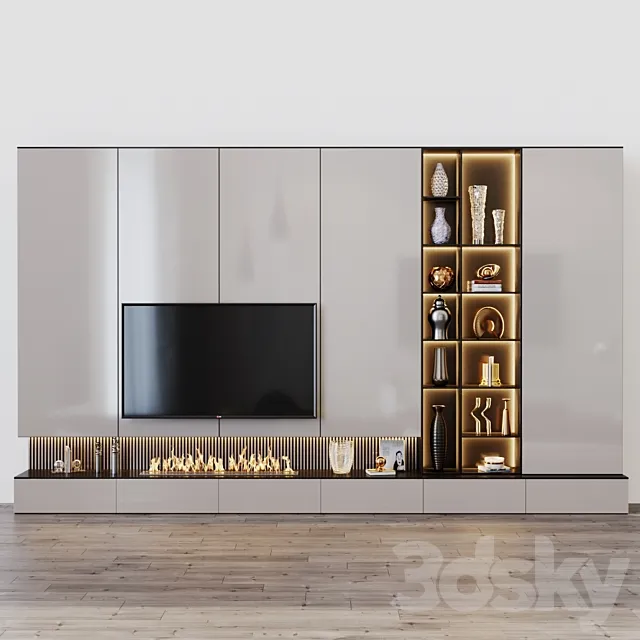 tv set 166 3D Model