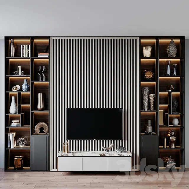 tv set 185 3D Model