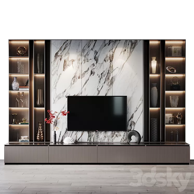 tv set 215 3D Model Free