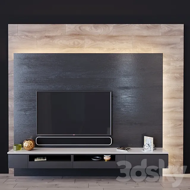 tv set 25 3D Model