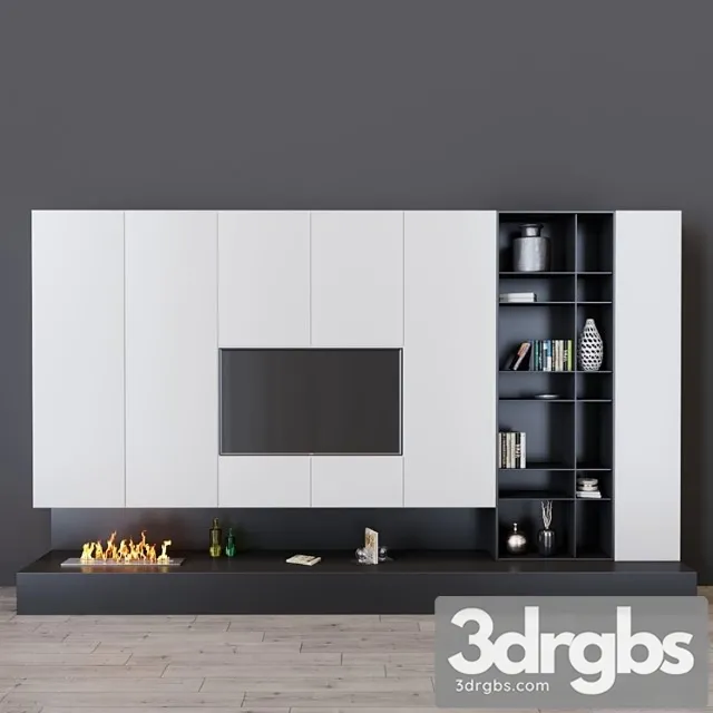 TV Set 42 3D Model Free