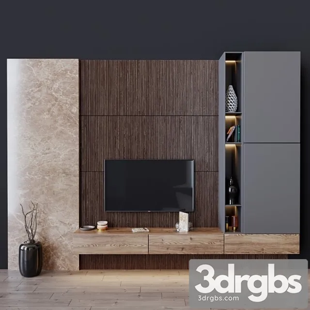 Tv set 49 3D Model Free