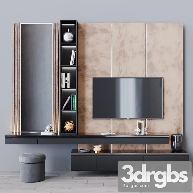 Tv set 52 3D Model Free
