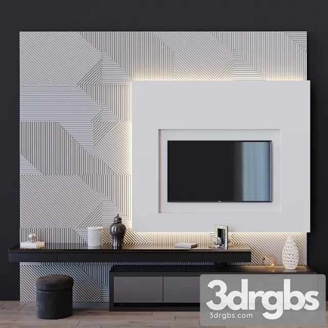 Tv set 55 3D Model Free