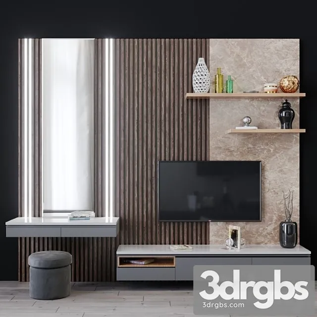 Tv set 56 3D Model Free