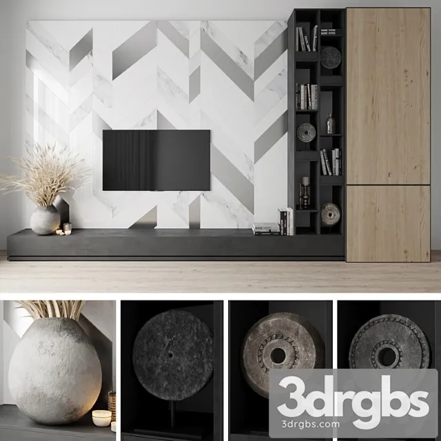 Tv Set 65 3D Model Free