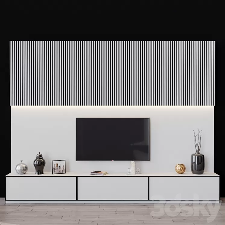 tv set 78 3D Model