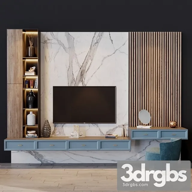 Tv set 90 3D Model Free