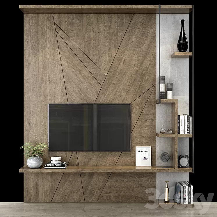 TV shelf 0113 3D Model