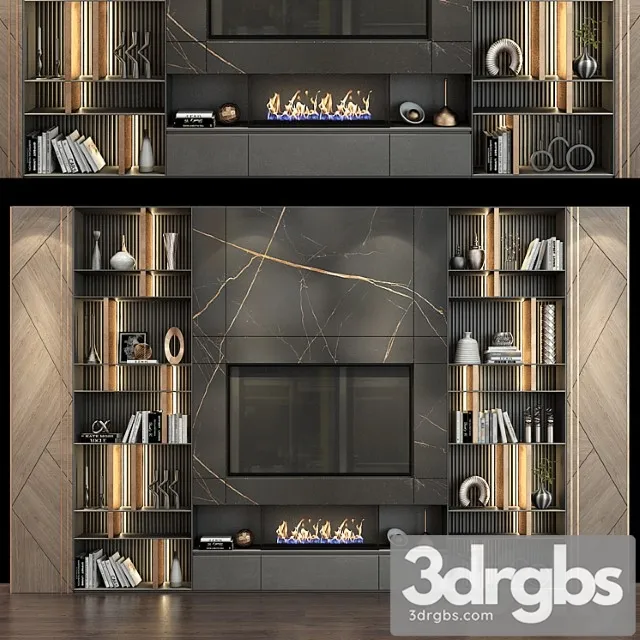 Tv shelf 0232 3D Model Free