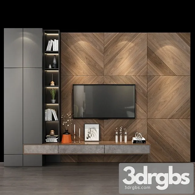 Tv shelf 0240 3D Model Free
