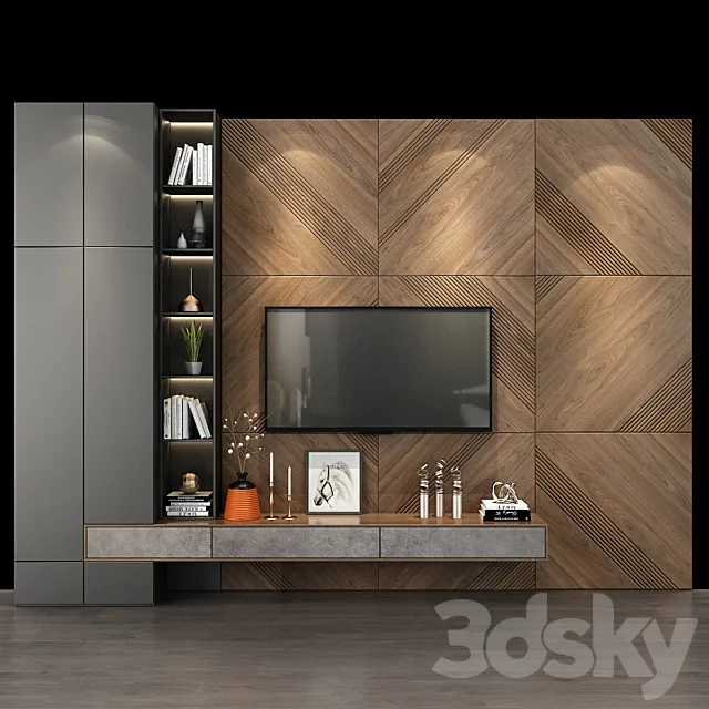 TV shelf 0240 3DModel