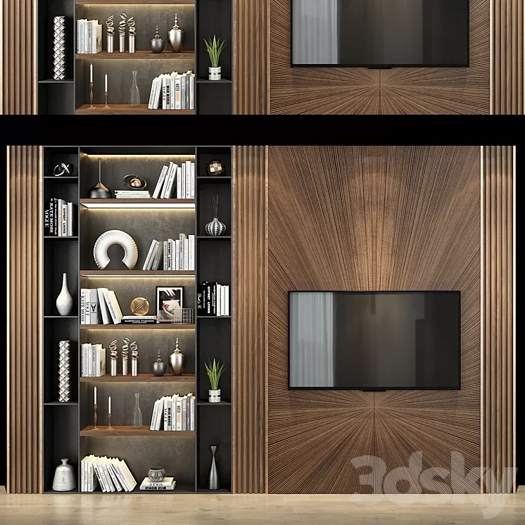 TV shelf 0265 3D Model