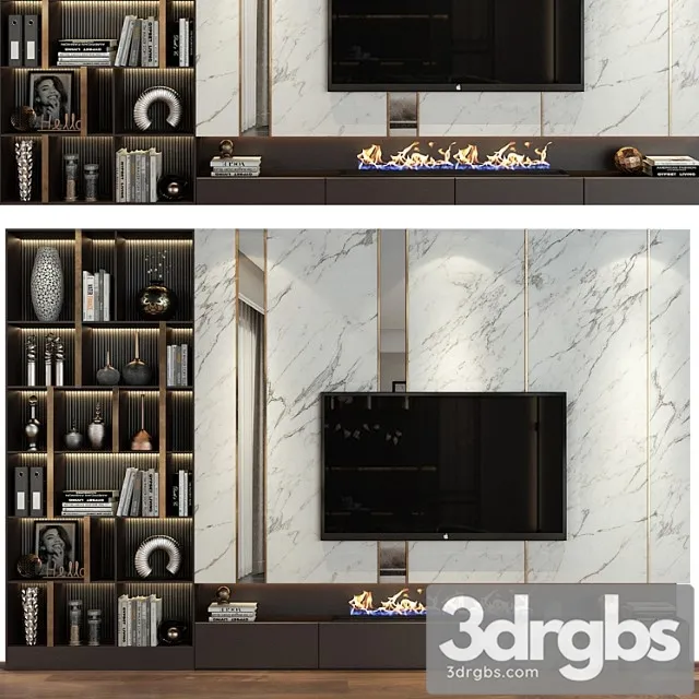 TV Shelf 0474 3D Model Free