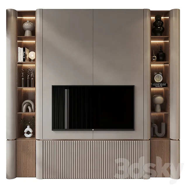 TV shelf 0765 3D Model